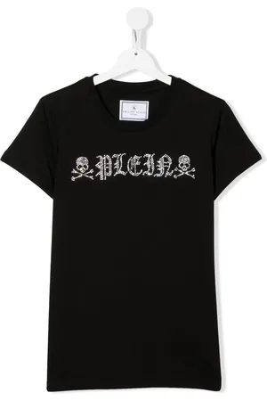 Philipp Plein T-shirt à logo strassé