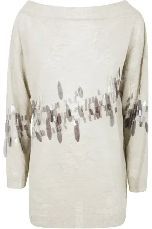 AVIÙ Pull à sequins brodés