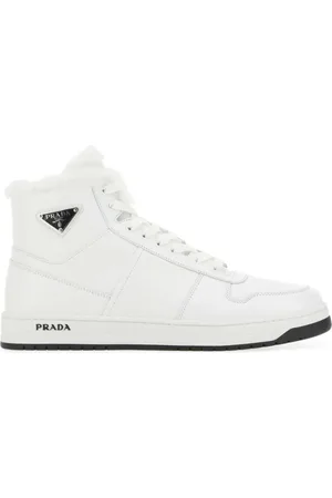 Prada Baskets montantes en cuir
