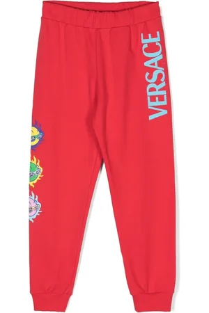 VERSACE Pantalon de jogging à logo imprimé