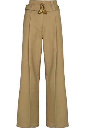 AERON Pantalon droit Flyn à taille ceinturée