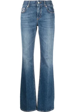 Stella McCartney Jean droit à taille haute