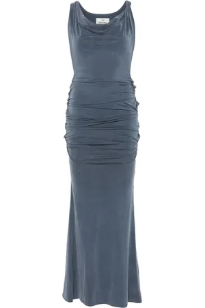 Vivienne Westwood Robe longue à fronces