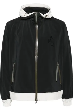 Alexander McQueen Veste zippée à col montant