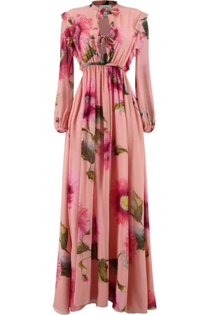 Giambattista Valli Robe longue à imprimé Botanic Blow Up