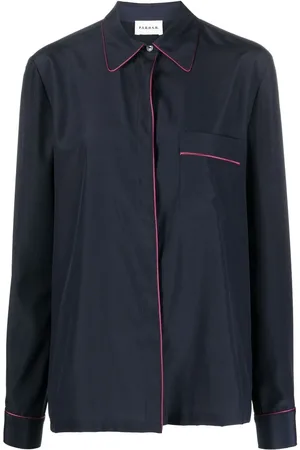P.A.R.O.S.H. Chemise boutonnée à détails de coutures