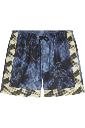 DRIES VAN NOTEN Short de bain à fleurs