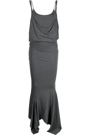 The Attico Robe à ourlet asymétrique