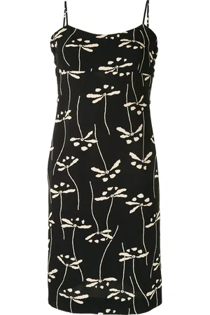 CHANEL Robe mi-longue à fleurs (1998)