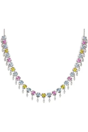 Lark & Berry Collier Full Blossom en or blanc 14ct