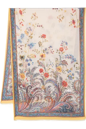 Etro écharpe en chiffon à fleurs