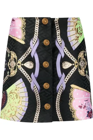 VERSACE Jupe imprimée à logo Medusa