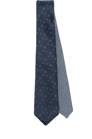 CANALI écharpe à fleurs en jacquard