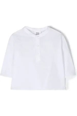 DOUUOD KIDS Chemise à manches crop