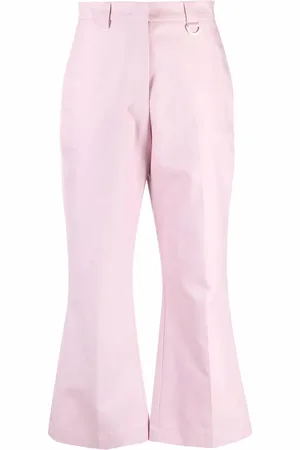 Msgm Pantalon de tailleur à plis marqués