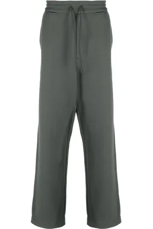 Y-3 Pantalon de jogging en coton biologiaue à patch logo