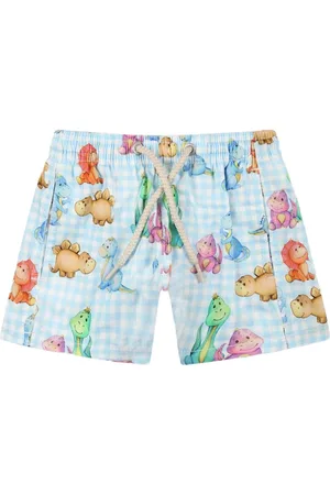 MC2 SAINT BARTH Short de bain à imprimé graphique