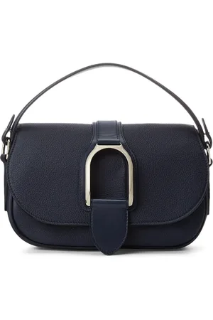 Ralph Lauren Sac porté épaule médium à fini grainé