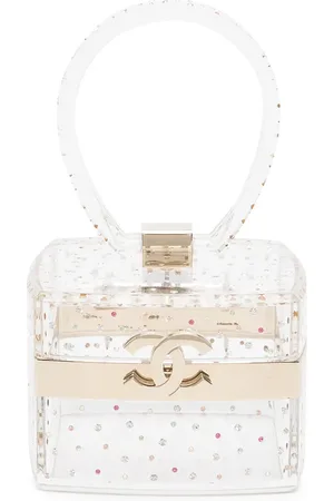 CHANEL Mini sac à main CC à ornements strassés (2004)