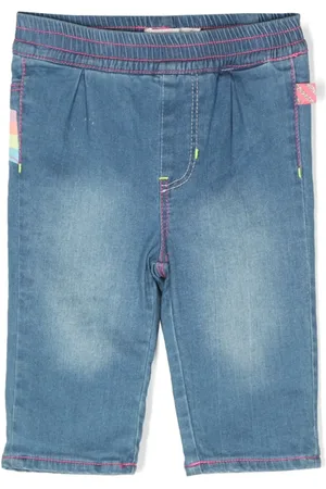 Billieblush Jean droit à imprimé graphique