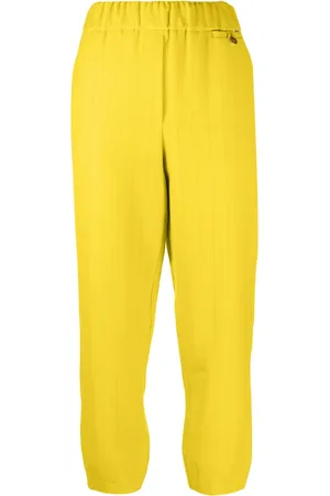 ALYSI Pantalon rayé à taille haute