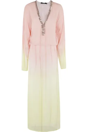 AMEN Robe longue à effet dégradé