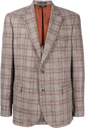 N.PEAL Blazer à carreaux