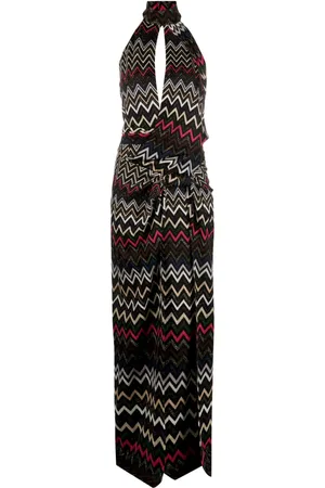 Missoni Robe longue à motif zigzag