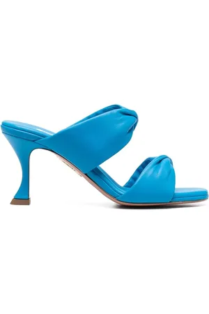 Aquazzura Sandales en cuir à détail torsadé
