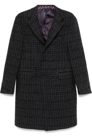 Etro Manteau à carreaux
