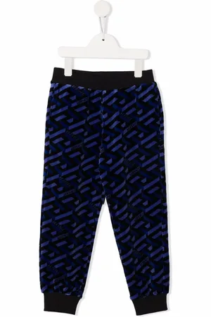 VERSACE Pantalon de jogging à logo imprimé