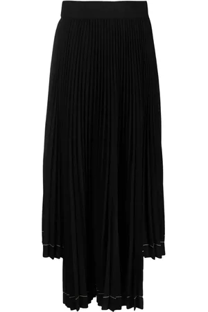 Msgm Jupe plissée à ourlet asymétrique