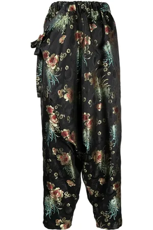 JUNYA WATANABE Pantalon fuselé court en jacquard