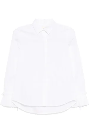 Shanshan Ruan Chemise cintrée à design plissé