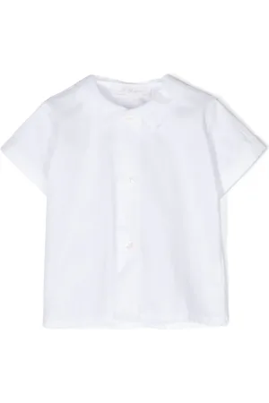 Mariella Ferrari Chemise en coton à manches courtes
