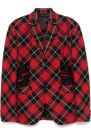 Jean Paul Gaultier Blazer à carreaux