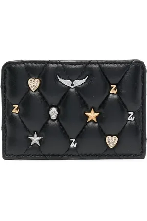 Zadig & Voltaire Porte-cartes à détails de clous