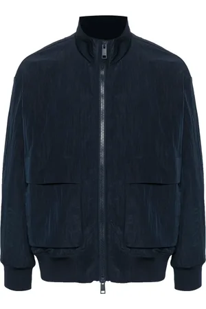 Armani Exchange Veste texturée à fermeture zippée