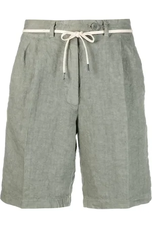 Aspesi Short en lin à taille nouée