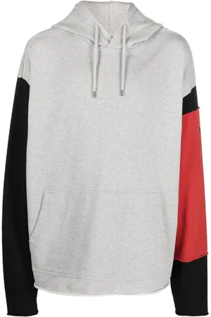 424 FAIRFAX Hoodie colour block à lien de resserrage