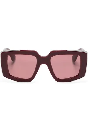 Alexander McQueen Lunettes de soleil The Grip à monture carrée