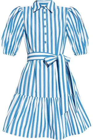Kate Spade Robe-chemise rayée à volants