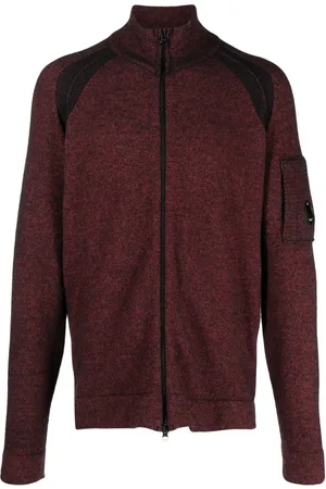C.P. Company Cardigan en maille mouchetée
