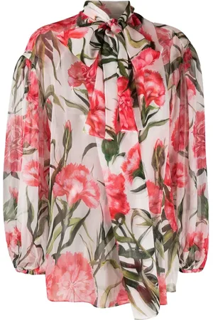 Dolce & Gabbana Blouse imprimée à col noué