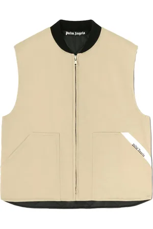 Palm Angels Gilet Sartorial Tape à détail de zip