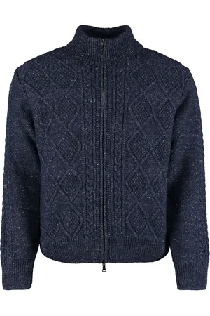 Paul & Shark Cardigan en maille torsadée