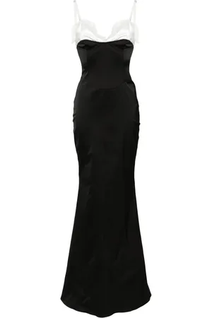 ALMAZ Robe longue Exposed