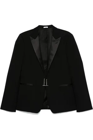 Alexander McQueen Blazer à détail de chaîne