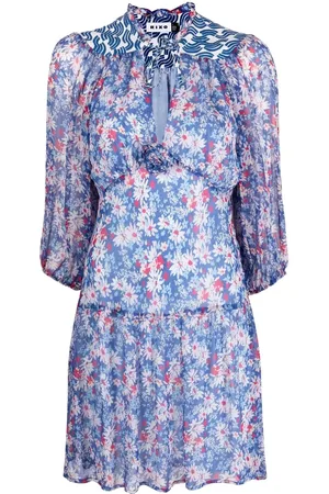 RIXO London Robe courte à fleurs