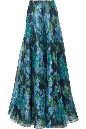 Carolina Herrera Pantalon palazzo Floral